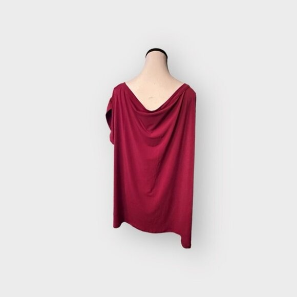 🆕 NWT Women’s torrid 3 Red Studio Knit Cowl Top 22 24 - Picture 6 of 11